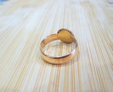 Load image into Gallery viewer, Victorian 22ct Yellow Gold Opal Solitaire Ring