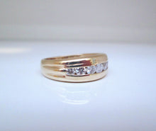 Load image into Gallery viewer, 9ct Yellow Gold Channel Set Diamond Eternity Wedding Band Ring