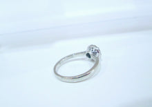 Load image into Gallery viewer, Platinum Round Brilliant Cut Forever Diamond Halo Cluster Ring