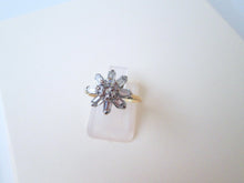 Load image into Gallery viewer, 14ct Yellow Gold 1.30ct Transitional & Baguette Cut Diamond Cluster Ring