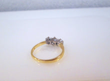 Load image into Gallery viewer, 18ct Yellow Gold 1.00ct Three Stone Brilliant Cut Diamond Trilogy Ring