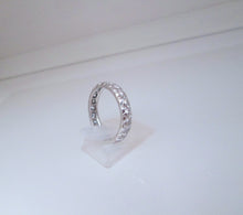 Load image into Gallery viewer, 1970s 18ct White Gold 1.70ct Full Diamond Eternity Wedding Band Ring