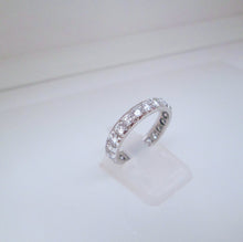 Load image into Gallery viewer, 1970s 18ct White Gold 1.70ct Full Diamond Eternity Wedding Band Ring