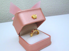 Load image into Gallery viewer, 18ct Yellow Gold Ruby & Diamond Channel Set Chunky Half Eternity Ring