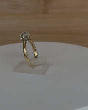 Load and play video in Gallery viewer, 18ct Gold 1.00ct Old Mine Cushion Cut Diamond Solitaire Engagement Ring