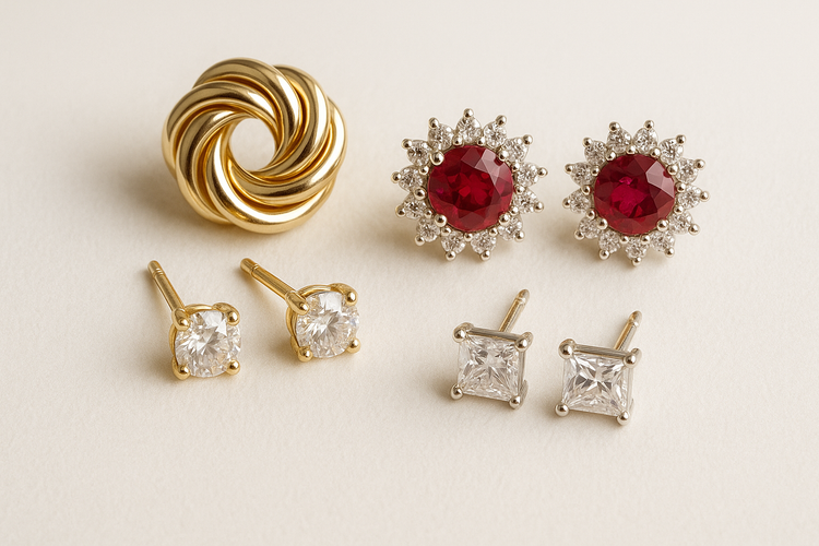 Fine Diamond & Gold Earrings | Studs, Hoops & Vintage Styles