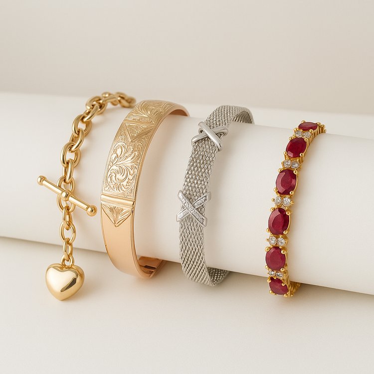Fine Diamond & Gold Bracelets | Chains, Bangles & Vintage Styles