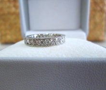 Load image into Gallery viewer, 14ct White Gold 1.00ct Full Brilliant Cut Diamond Eternity Wedding Ring
