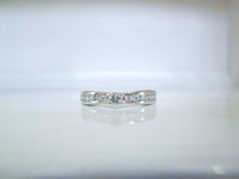 Load image into Gallery viewer, 9ct White Gold Round Brilliant Cut Diamond Solitaire Eternity Engagement Ring
