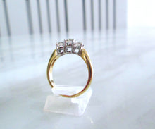 Load image into Gallery viewer, 18ct Yellow Gold .70ct Brilliant Cut Diamond Trilogy Ring
