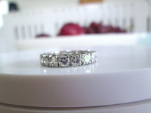 Load image into Gallery viewer, Platinum Brilliant Cut 2.30ct Full Diamond Eternity Wedding Band Ring
