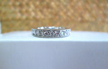 Load image into Gallery viewer, 14ct White Gold 1.00ct Full Brilliant Cut Diamond Eternity Wedding Ring
