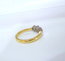 Load image into Gallery viewer, 18ct Yellow Gold .75ct Round Brilliant Cut Diamond Trilogy Ring
