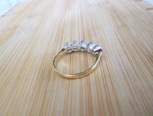 Load image into Gallery viewer, 1940s 18ct Yellow Gold 1.60ct Old Mine Cut Diamond Eternity Bezel Ring
