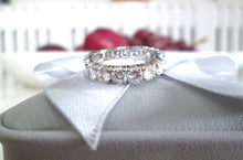 Load image into Gallery viewer, Platinum Brilliant Cut 2.30ct Full Diamond Eternity Wedding Band Ring
