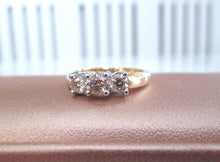 Load image into Gallery viewer, 18ct Yellow Gold .70ct Brilliant Cut Diamond Trilogy Ring
