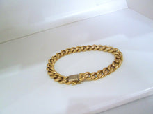 Load image into Gallery viewer, 18ct Yellow Gold Heavy Curb Chunky Link Chain Men&#39;s Ladies Unisex Bracelet
