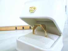 Load image into Gallery viewer, 9ct Yellow Gold Brilliant Cut Diamond Cluster Signet Men&#39;s Ring
