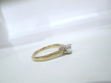 Load image into Gallery viewer, 14ct Yellow Gold Heart Cut Diamond Solitaire Engagement Ring
