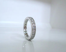 Load image into Gallery viewer, 14ct White Gold 1.00ct Full Brilliant Cut Diamond Eternity Wedding Ring
