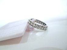 Load image into Gallery viewer, 1970s 18ct White Gold 1.70ct Full Diamond Eternity Wedding Band Ring
