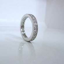 Load image into Gallery viewer, 14ct White Gold 1.00ct Full Brilliant Cut Diamond Eternity Wedding Ring
