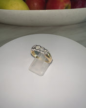 Load and play video in Gallery viewer, 18ct Yellow &amp; White Gold 1.00ct Diamond Bezel Chunky Eternity Ring
