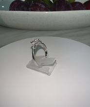 Load and play video in Gallery viewer, 950 Platinum Emerald &amp; Baguette Cut GIA Flawless Diamond Trilogy Ring
