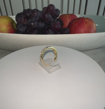 Load and play video in Gallery viewer, 18ct Yellow Gold .75ct Brilliant Cut Channel Set Diamond Half Eternity Ring
