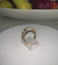 Load and play video in Gallery viewer, 18ct Yellow Gold 1.20ct Brilliant Cut Diamond Half Eternity Ring
