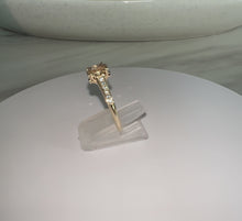 Load and play video in Gallery viewer, 9ct Yellow Gold Oval Cut Csarite Zultanite Alexandrite &amp; Diamond Ring
